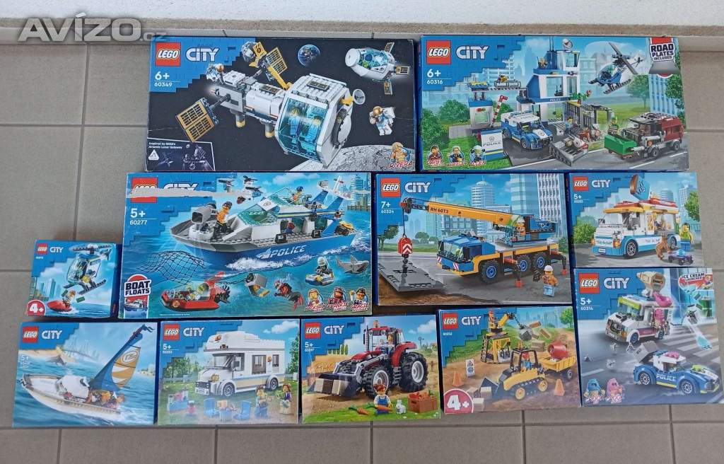 LEGO - prázdné krabice