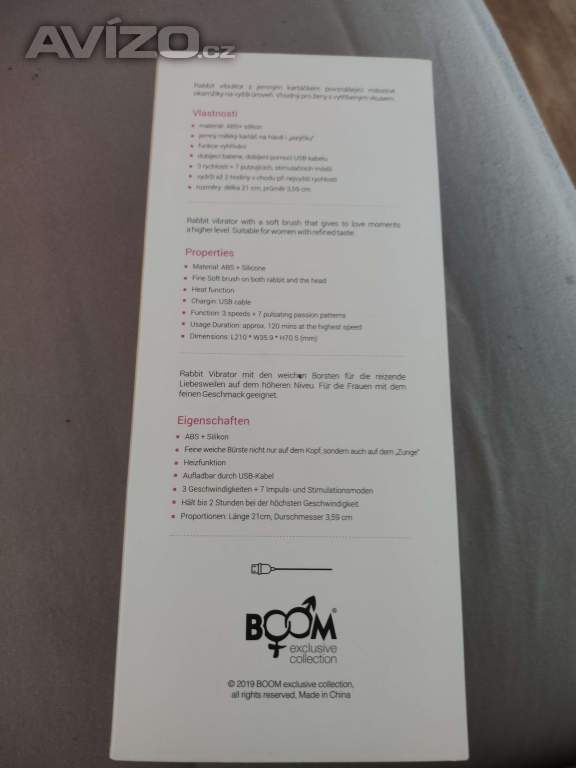 Foto inzerátu BOOM The Queen – rabbit vibrátor, nepoužitý