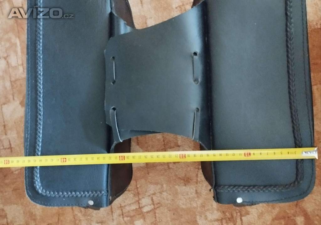 Foto inzerátu Kožené brašny na motorku i na horské kolo nebo elektrické kolo