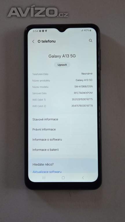Foto inzerátu Samsung A13 5g, 4Gb/64Gb