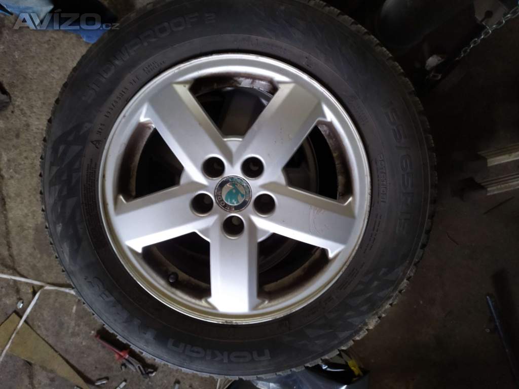 Foto inzerátu Octavia 1 ALU  kola zimní 15 5x100 195/ 65 R15 