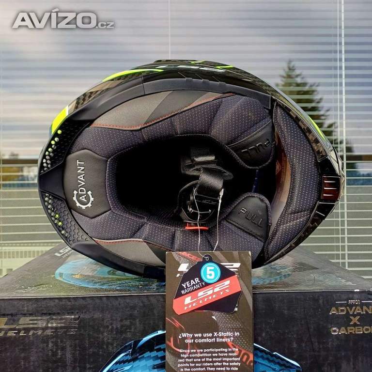 Foto inzerátu Silniční překlápěcí přilba LS2 ADVANT X CARBON FUTURE II