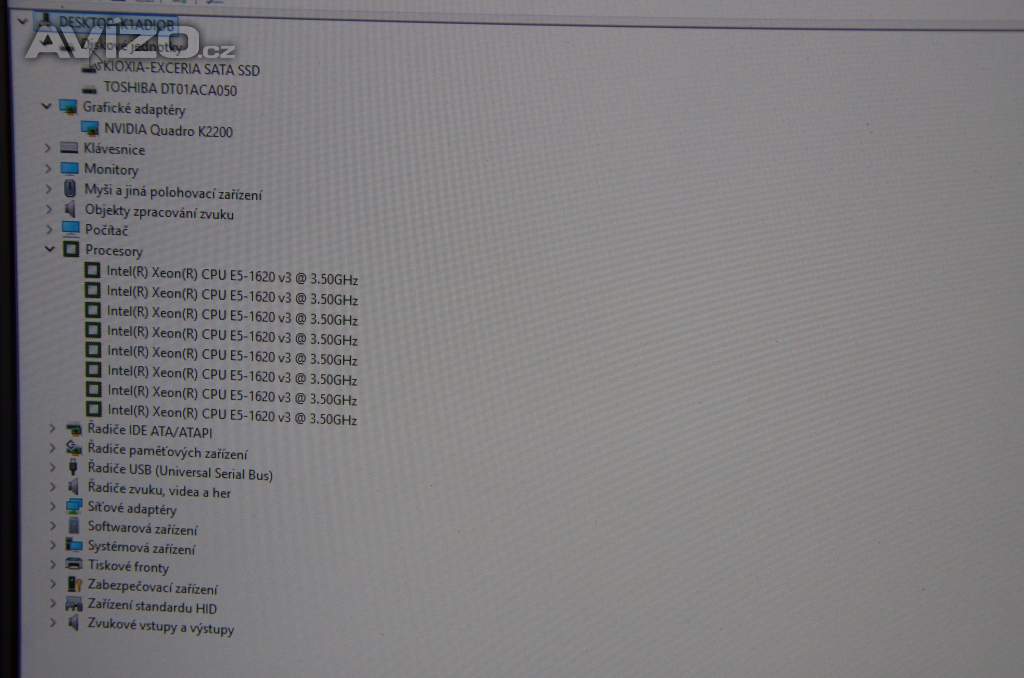 Foto inzerátu Fujitsu Celsius M740n Xeon/32GB/SSD512+500/K2200 4GB