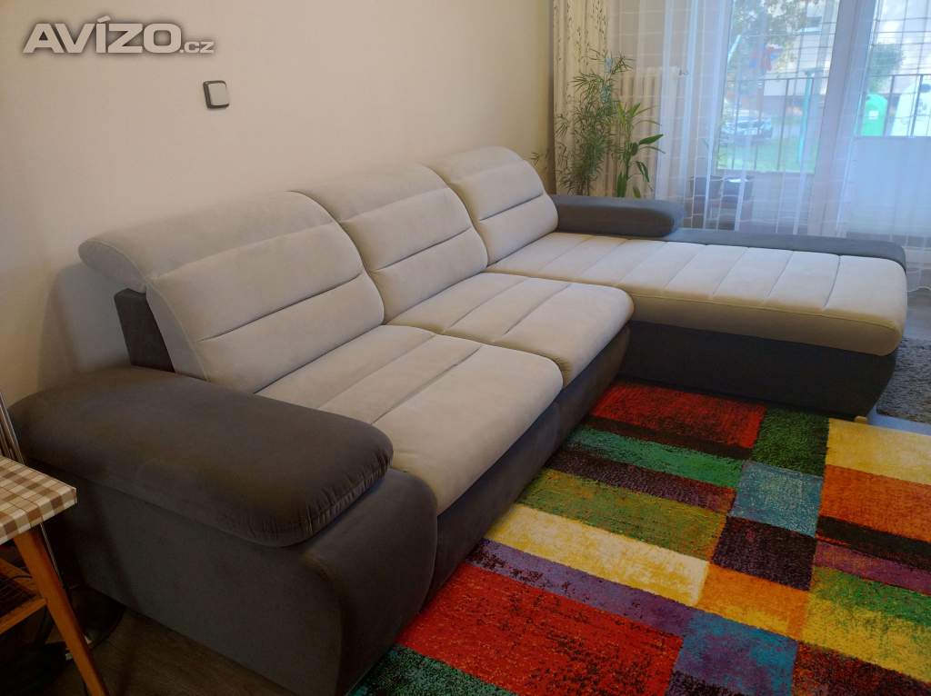 Sedačka do L rozkládací s úložným prostorem