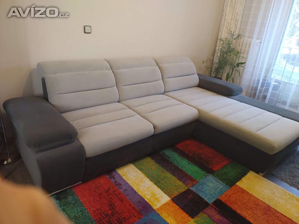 Foto inzerátu Sedačka do L rozkládací s úložným prostorem