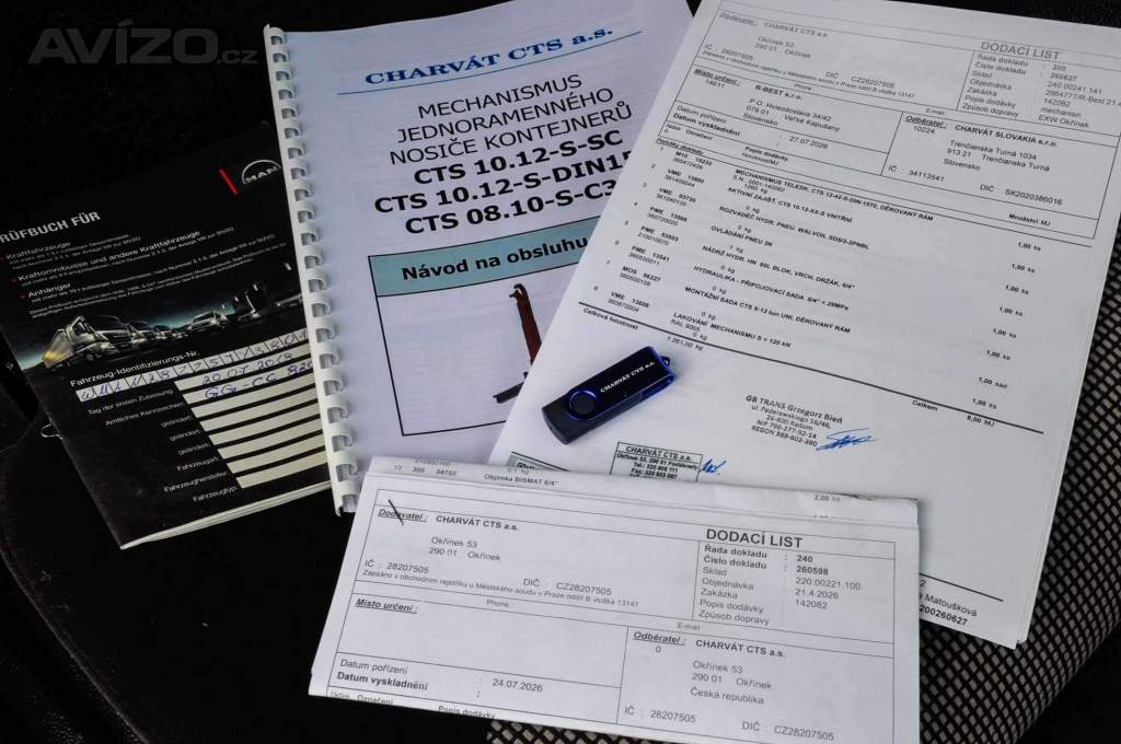 Foto inzerátu MAN TGM 18.250 - NOVÝ HÁKOVÝ NOSIČ KONTEJNERŮ CHARVÁT EU6