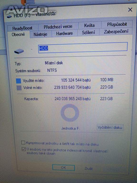 Foto inzerátu Externí disk - ADATA Ultimate SU650 256GB