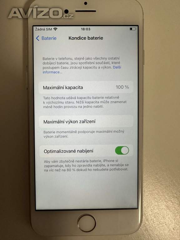 Foto inzerátu Apple iPhone 7 32GB - nová baterie, top stav