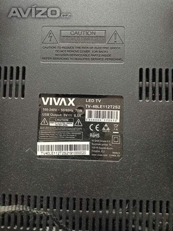 Foto inzerátu LED televize VIVAX 