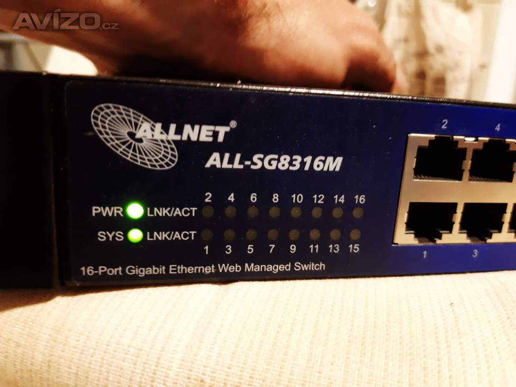 Foto inzerátu Gigabitový switch ALLNET ALL-SG8316M