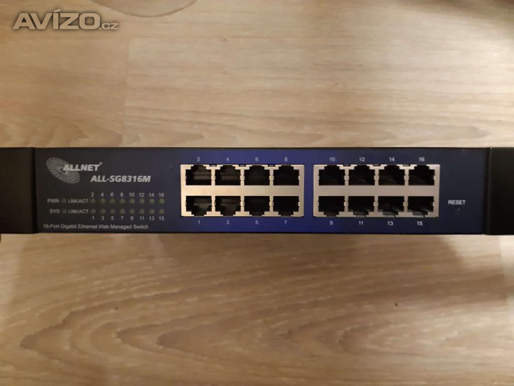 Foto inzerátu Gigabitový switch ALLNET ALL-SG8316M
