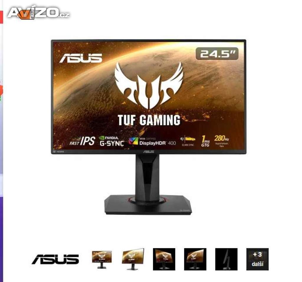 ASUS TUF Gaming VG259QM – 24,5 / 280 Hz / IPS