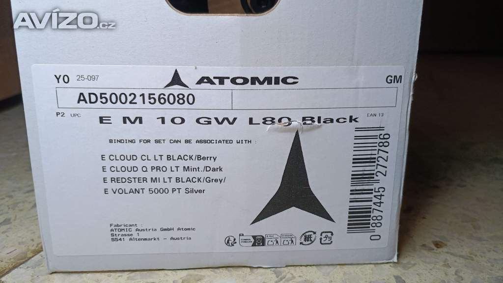 Foto inzerátu nové dámské lyže Atomic 163cm včetně vázání