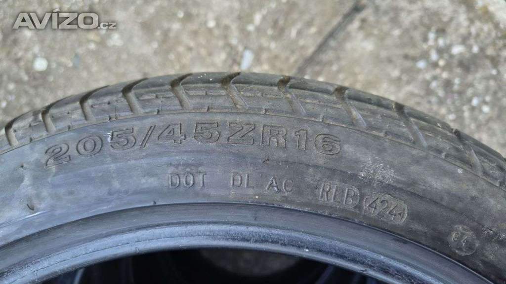 Foto inzerátu Letní pneu Dunlop 205/45 R16