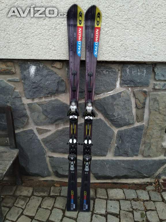 sjezdové lyže Salomon Racer 165cm s vázáním