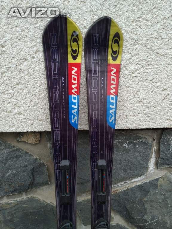 Foto inzerátu sjezdové lyže Salomon Racer 165cm s vázáním