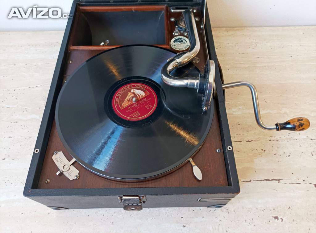 Foto inzerátu Gramofon na kliku His Master’s Voice Model HMV 101