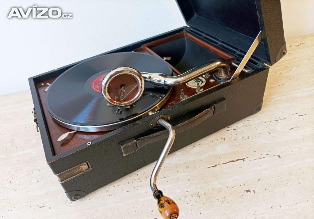 Foto inzerátu Gramofon na kliku His Master’s Voice Model HMV 101