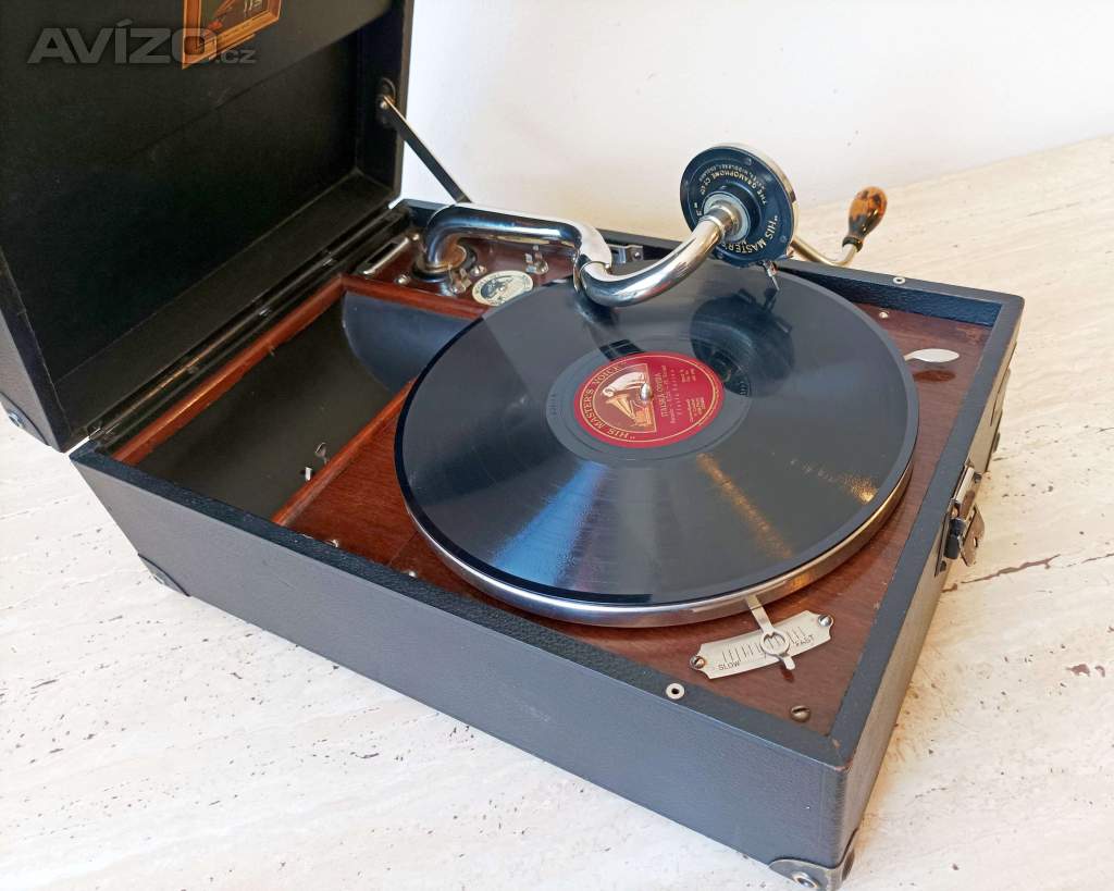 Foto inzerátu Gramofon na kliku His Master’s Voice Model HMV 101