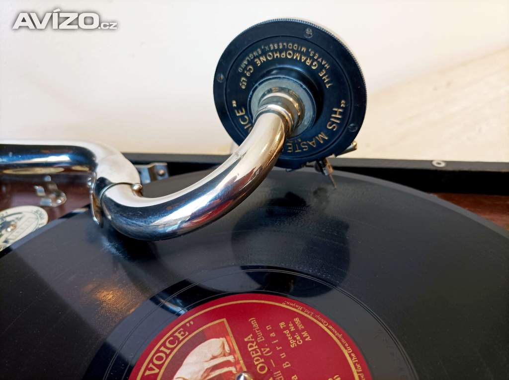 Foto inzerátu Gramofon na kliku His Master’s Voice Model HMV 101