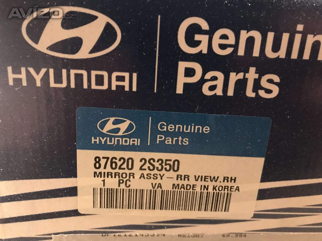 Pravé zpětné zrcátko 876202S350 Hyundai ix35