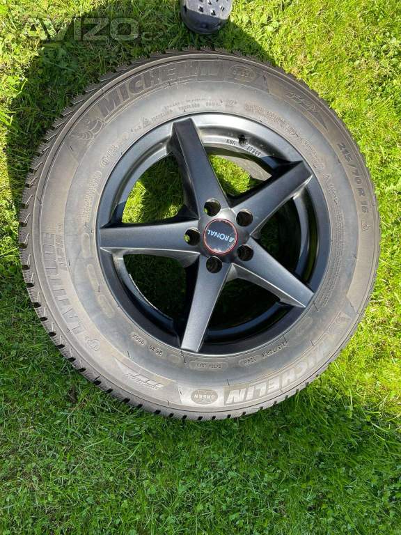 Litá kola 16″ 5×108 se zimními pneumatikami Michelin