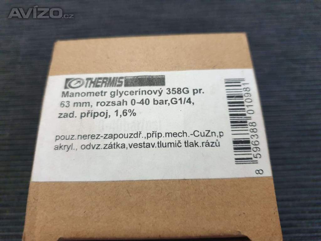 Foto inzerátu Nové manometry – glycerinové a další varianty