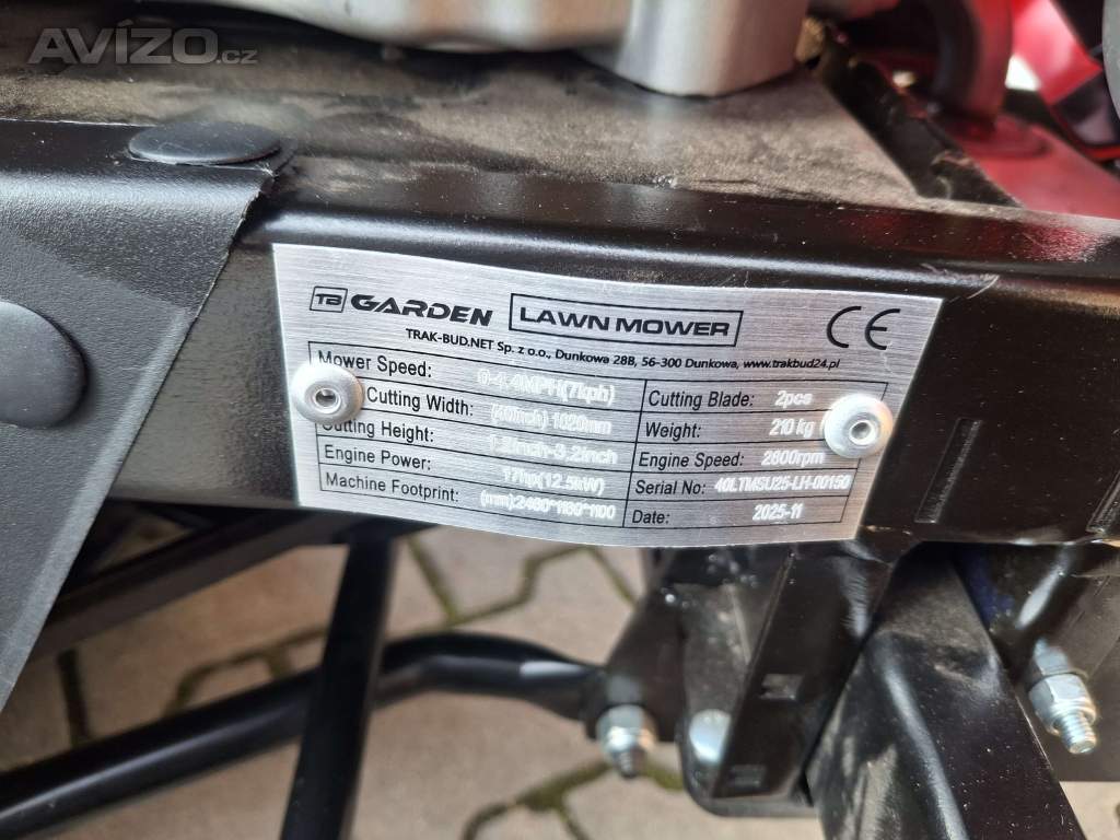Foto inzerátu Zahradní traktor TB GARDEN LT-40R Opava