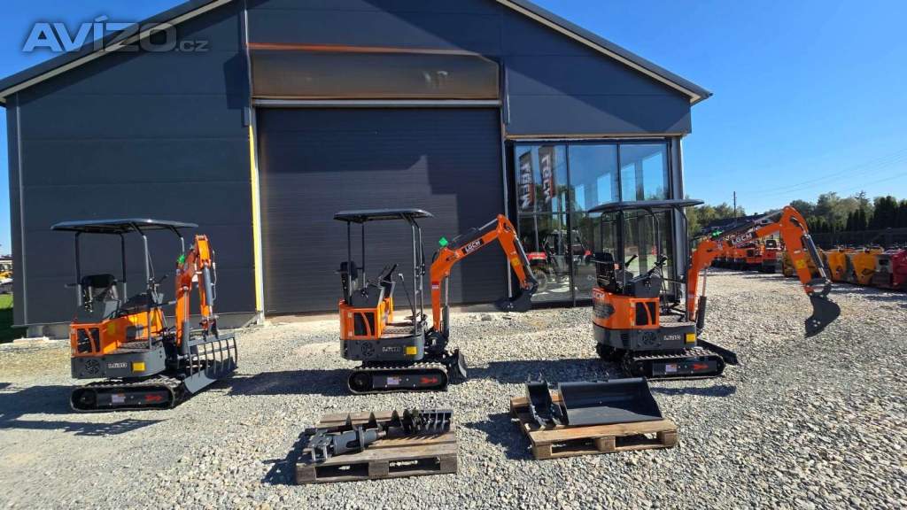 Foto inzerátu Minibagr 1t LGCM LG10 + 3 lžíce 20/40/80 cm