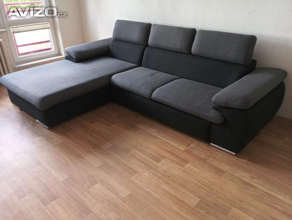 Prodám rozkl.sedačku s úložným prostorem+skřínky