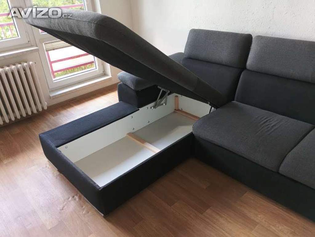 Foto inzerátu Prodám rozkl.sedačku s úložným prostorem+skřínky