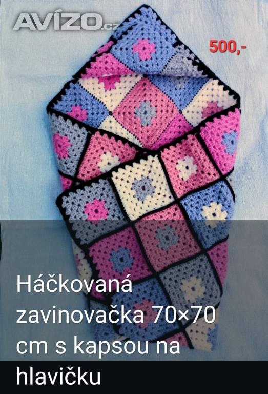 Zavinovačky háčkované 