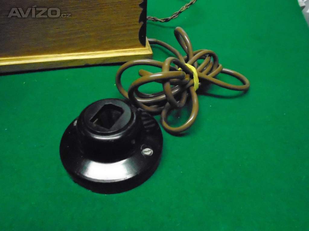 Foto inzerátu Retro dřevěný telefon Tesla C20 1974 super sběratelský stav
