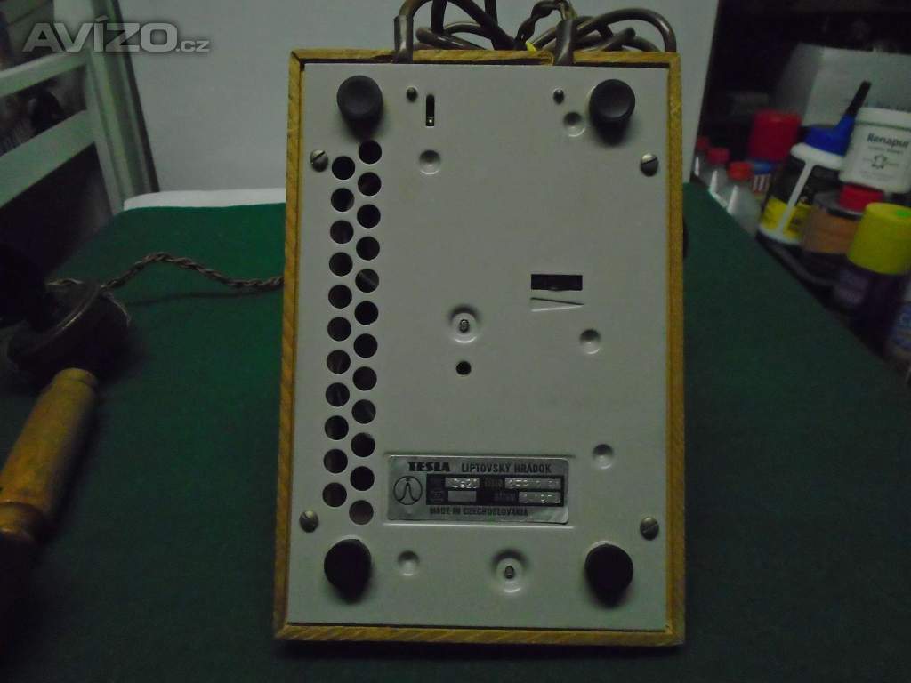 Foto inzerátu Retro dřevěný telefon Tesla C20 1974 super sběratelský stav