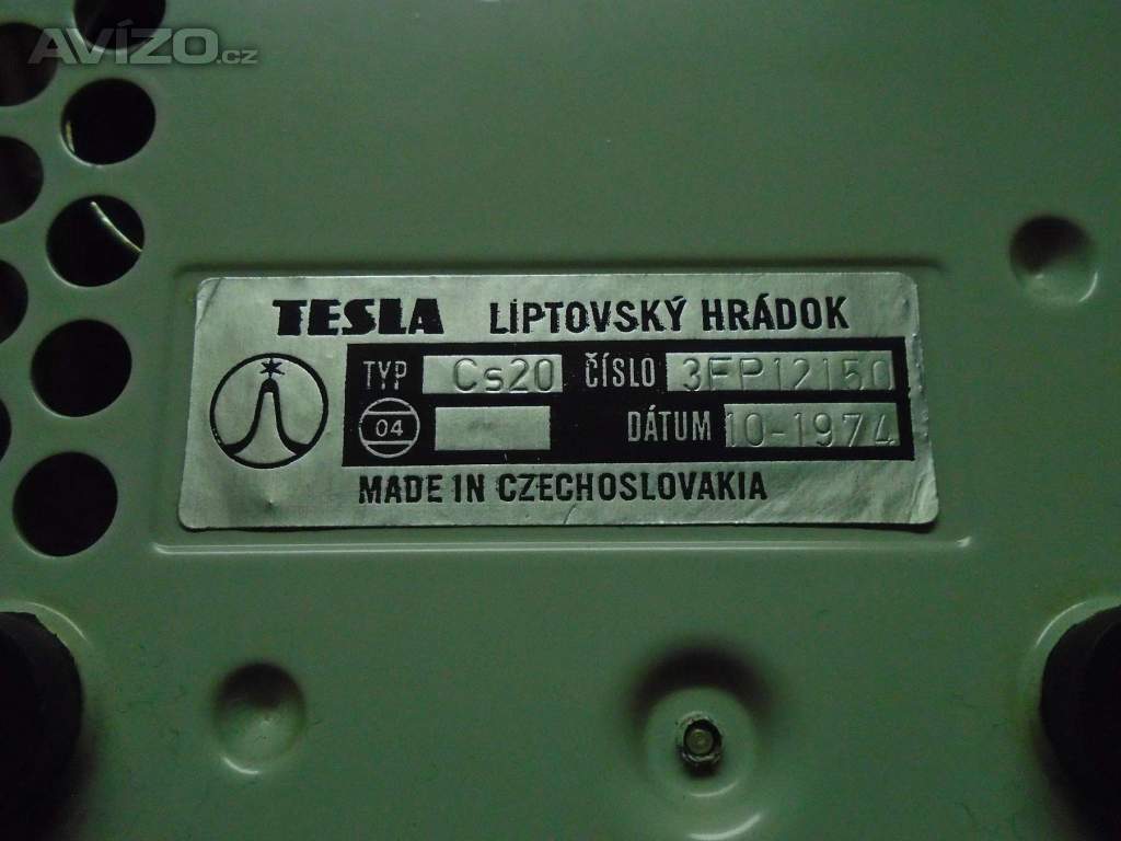 Foto inzerátu Retro dřevěný telefon Tesla C20 1974 super sběratelský stav