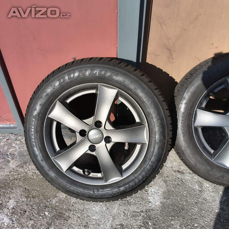 Foto inzerátu Alu kola,pneu Dunlop zimni,185/60 R15  