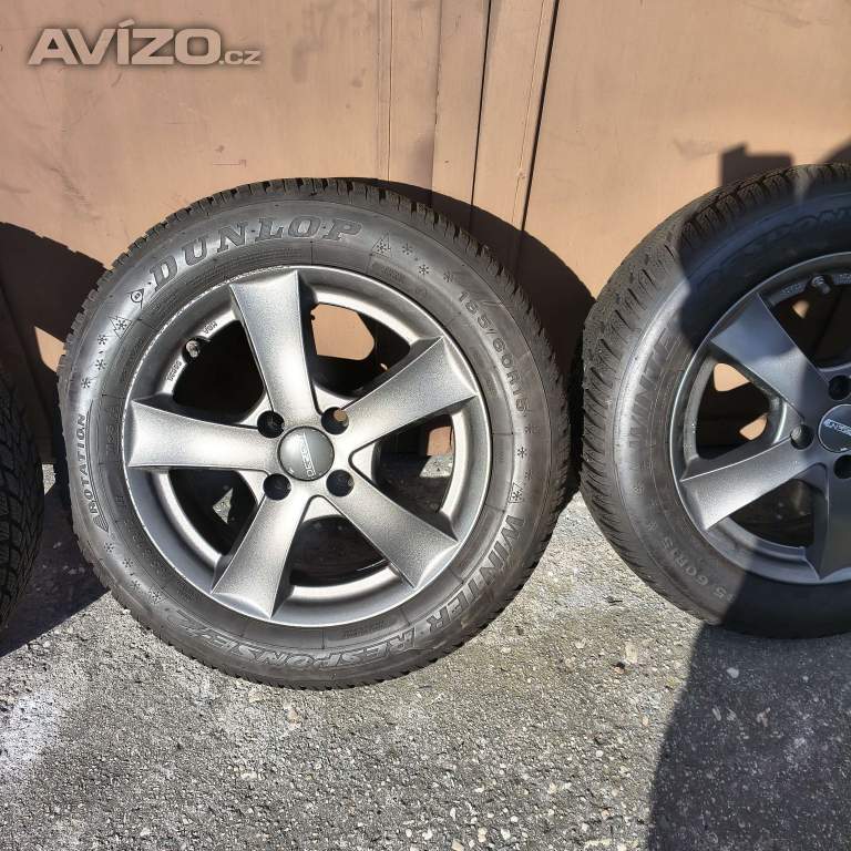 Foto inzerátu Alu kola,pneu Dunlop zimni,185/60 R15  