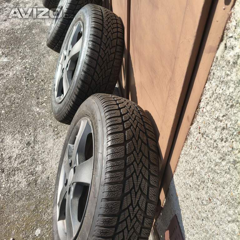Foto inzerátu Alu kola,pneu Dunlop zimni,185/60 R15  