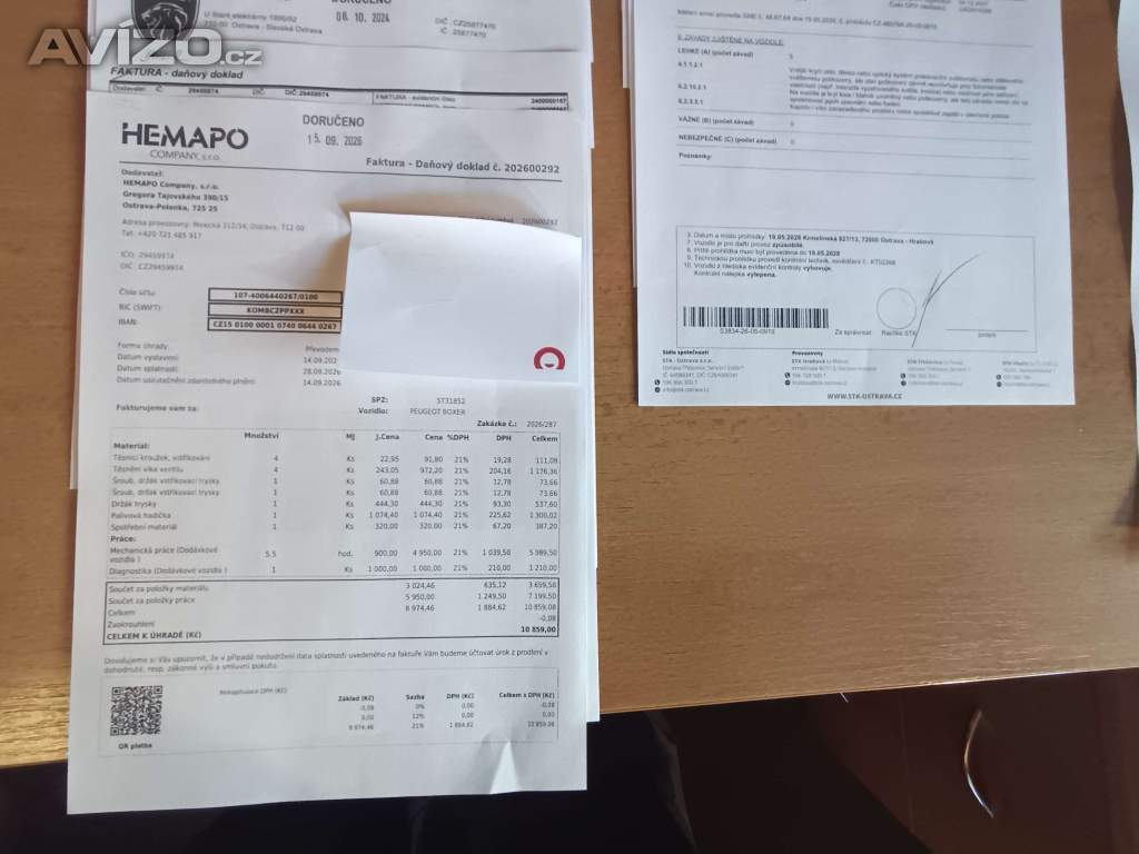 Foto inzerátu Peugeot Boxer 2,2HDi L2H2 ČR 1 majitel 