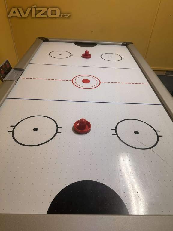 Foto inzerátu Velký vzdušný hokej AIR HOCKEY 210 cm – elektronické počítadlo + příslušenství