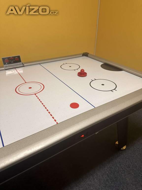 Foto inzerátu Velký vzdušný hokej AIR HOCKEY 210 cm – elektronické počítadlo + příslušenství