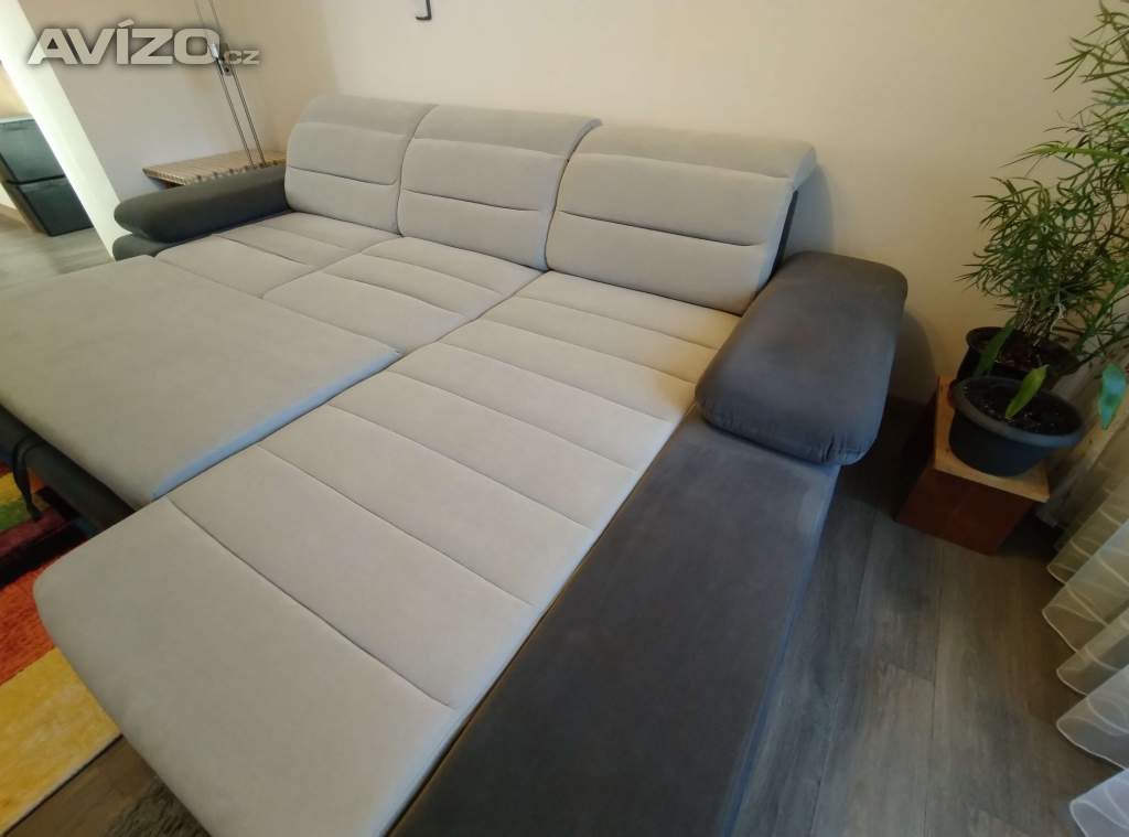 Foto inzerátu Sedačka do L rozkládací s úložným prostorem