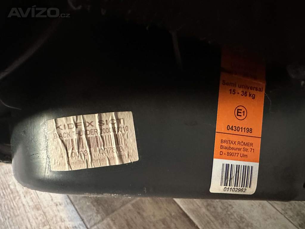 Foto inzerátu Autosedačka Britax Romer KidFIX 15-36 kg 