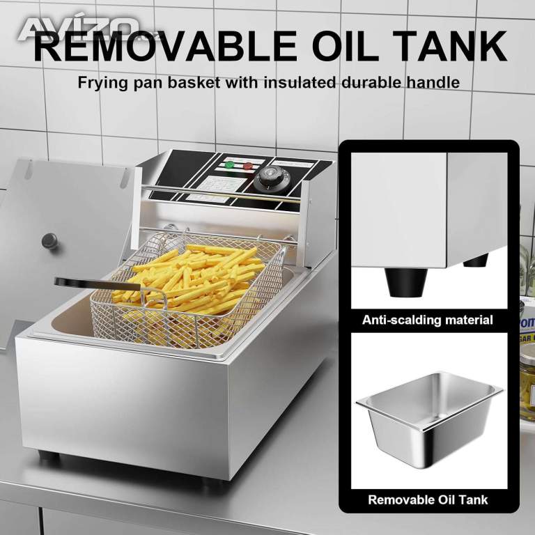 Foto inzerátu Elektrická fritéza Kiseely 2500W 6L