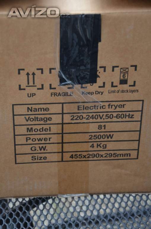 Foto inzerátu Elektrická fritéza Kiseely 2500W 6L