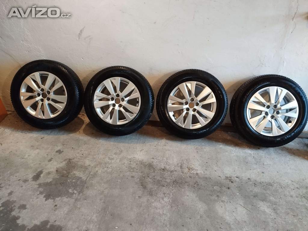 Sada AL disků + zimní pneu Peugeot, Citroen, Opel. DS