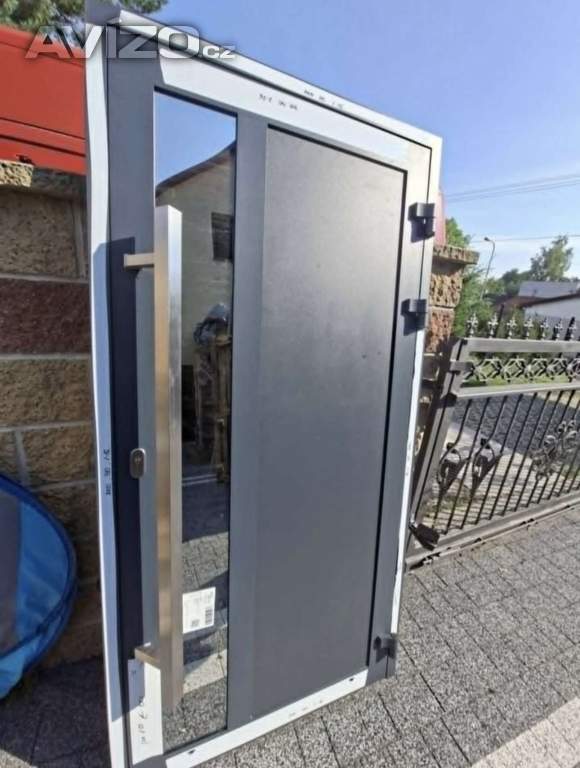 Prodám nové hliníkové dveře. Belgický profil. Aliplast Superial 800