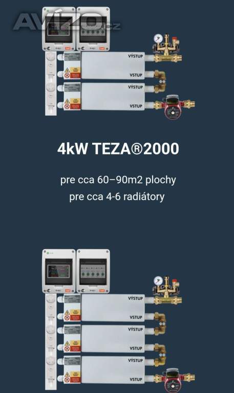 Foto inzerátu ELEKTROKOTEL MINI  2kW, 60m2 AKCE NA ŘÍJEN -51%