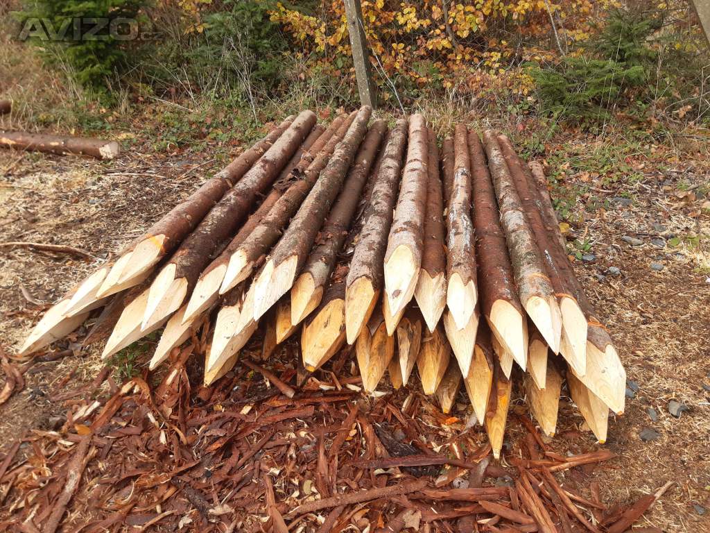 SMRKOVÉ KŮLY 200 CM A PALIVOVÉ DŘÍVÍ