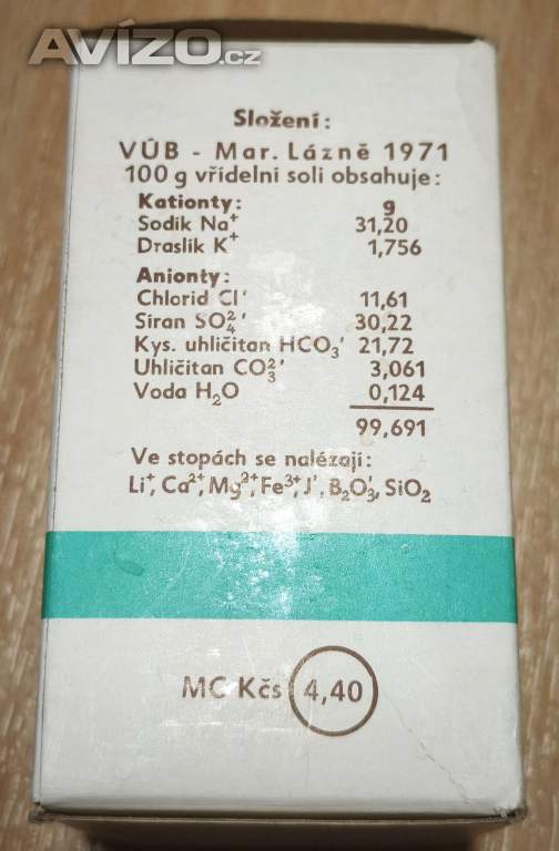 Foto inzerátu Karlovarská vřídelní sůl (100 g)